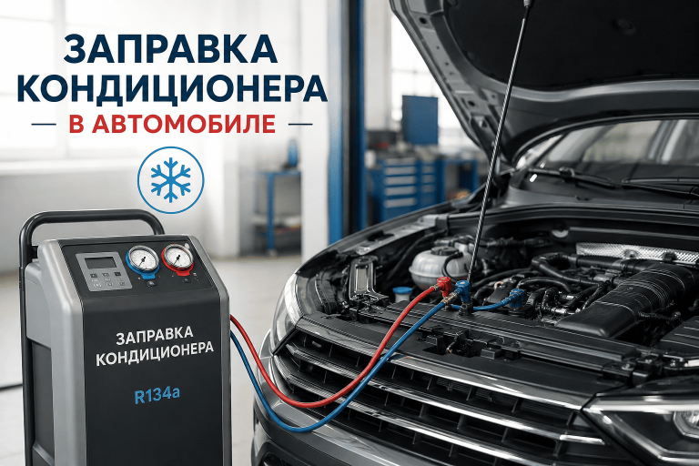 заправка кондиционера в авто