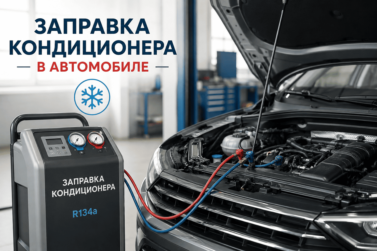 заправка кондиционера в авто